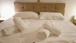 Double room Ikaria at Kastro Hotel with sea view and balcony